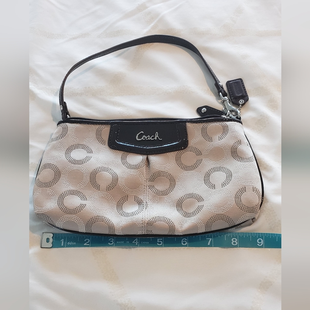 Coach Dotted C Logo Wristlet - Picture 4 of 7